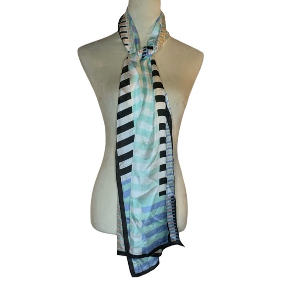 Calvin Klein 100% Silk Scarf -NWT - Picture 1 of 5